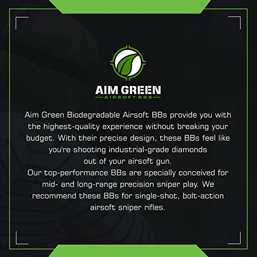 Premium Green Airsoft BBS, 0.25g, 10k Count