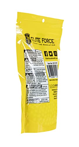 Elite Force Tracer BBS Glow-in-The-Dark Premium 6mm Airsoft BBS Ammo, 1000 Count, 0.20 Gram, One Size