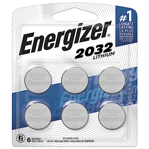 6-Pack Energizer CR2032 Lithium Coin Batteries