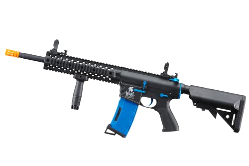 Lancer Tactical Blue Evo M4 Airsoft Rifle + Accessories