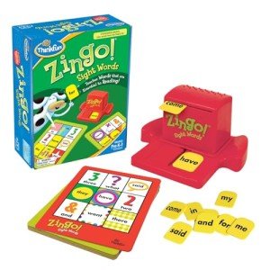 ThinkFun Zingo Sight Words Game - Award-Winning Early Reading Game | Developed by Educators | Toy of the Year Finalist | Ideal for Pre-K to 2nd Grade | Multicolor