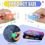 Lenwen 48 Pieces Puzzle Mini Puzzle Cubes 3D Ball Maze Cube Puzzle Cubes Party Favor Games Challenge Decompression for Adults(Cute Style)