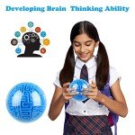 Maze Ball 3D Maze Game Puzzle Toy Gifts Gravity Brain Teasers Maze Ball for Kids Teens Adults, Hard Challenge(Classic)