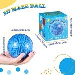 Maze Ball 3D Maze Game Puzzle Toy Gifts Gravity Brain Teasers Maze Ball for Kids Teens Adults, Hard Challenge(Classic)