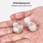 TOZO T6 True Wireless Earbuds Bluetooth 5.3 Headphones Touch Control with Wireless Charging Case IPX8 Waterproof Stereo Earphones in-Ear Built-in Mic Headset Premium Deep Bass 32 EQs via APP