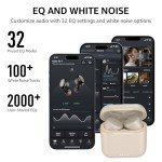 TOZO T6 True Wireless Earbuds Bluetooth 5.3 Headphones Touch Control with Wireless Charging Case IPX8 Waterproof Stereo Earphones in-Ear Built-in Mic Headset Premium Deep Bass 32 EQs via APP
