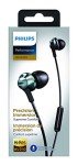 PHILIPS Pro Wired Earbud & In-Ear Headphones with Microphone, Ear Phones, In-Ear Headphones with Mic, Powerful Bass, Lightweight, Hi-Res Audio, 3.5mm Jack for Phones and Laptops Comfort