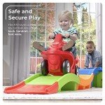 Step2 Up & Down Roller Coaster Kids Toy, Ride On Push Car, Indoor/Outdoor Playset, Toddlers 2-5 Years Old, Compact Storage, Max Weight 50 lb., Multicolor