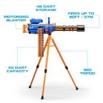 X-Shot Insanity Motorized Rage Fire by ZURU 72 Darts, Air Pocket Technology Darts, Dart Storage, Blasting Power, Auto Feeding Belt, Tripod & Scope, Outdoor Toy for Boys, Girls, Teens, Adults