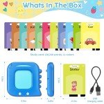 Talking Flash Cards,Kids Toddler Flash Cards with 240 Sight Words,Montessori Toys,Autism Sensory Toys,Speech Therapy Toys,Learning Educational Toys Gifts for Age 1 2 3 4 5 Years Old Boys and Girls