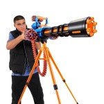 X-Shot Insanity Motorized Rage Fire by ZURU 72 Darts, Air Pocket Technology Darts, Dart Storage, Blasting Power, Auto Feeding Belt, Tripod & Scope, Outdoor Toy for Boys, Girls, Teens, Adults