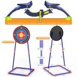 2 Pack Bow and Arrow Set for Kids, Light Up Archery Set with 14 Suction Cup Arrows, Archery Targets Outdoor Games for Kids Ages 4-8 8-12, Birthday Gifts Toys for 5 6 7 8 9 10 11 12 Year Old Boys Girls