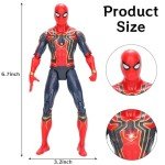 Ealumu Cartoon Action Figures Toys - 11 Pcs Movie Themed Action Heroes Set Fun Collectible Figures Gift for Kids and Fans