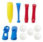Little Tikes T-Ball Set, Red, 5 Balls, for Toddlers Ages 18+ Months – Amazon Exclusive