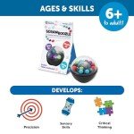 Learning Resources Scramboozle Puzzle Ball - 3D Brain Teasers and Puzzle Games for Kids and Adults, Puzzle Sort Ball Game,Fidget Toys,Travel Games for Ages 6+,Stocking Stuffers for Kids
