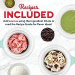 DASH My Mug Ice Cream Maker Machine (Aqua): Multi-Purpose Soft Serve Ice Cream Machine with (2) Bowls for Homemade Gelato, Sorbet, Frozen Yogurt, Built-In Ingredient Chute, Easy to Clean and Store