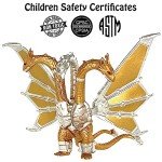 TwCare Set of 10 Godzilla vs Kong Dinosaur Dragon Toys Movable Joint Action Figures, King of The Monsters Shin Ultima Gamera Mecha MechaGodzilla Ghidorah Skull Crawler Destoroyah Cake Toppers Pack