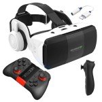 Virtual Reality Headsets to Play Games/Movies for Adults/Kids, 3D VR Glasses Compatible iOS and Android Smartphones 4.7-7.8in, 2023 New vr Headset Set with Gamepad and Controller, New Year Gifts 2024