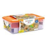 Creativity for Kids Sensory Bin: Construction Zone Playset - Preschool Learning Activities, Excavator Toys for Boys Ages 3-5+, Outdoor Toys and Gifts for Kids