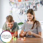 CUBIDI® Magic Snake Cube | Fidget Snake Toy for Kids | Travel Toys for Kids Ages 4-8 | Great Gift for Boys and Girls Birthday, Easter Basket Stuffers | 0.35 inch x 0.55 inch | Set of 6