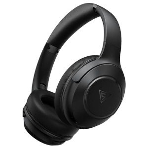 DOQAUS Bluetooth Headphones Over Ear Wireless Headphones, 70H Playtime and 3EQ Modes Wireless Headphones with Mic, HiFi Stereo Sound, Deep Bass, Memory Foam Ear Cups, for Phone PC Travel Home Office