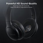 DOQAUS Upgrade Bluetooth Headphones Over Ear,90H Playtime Bluetooth 5.3 Wireless Headphones 3 EQ Modes,Built-in HD Mic,HiFi Stereo Sound,Deep Bass,Memory Foam Ear Cups for Phone/PC&Travel/Gym/Workout