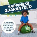 Flybar Hopper Ball for Kids - Bouncy Ball with Handle, Durable Bouncy Balls, Kangaroo Ball, Exercise Ball, Indoor and Outdoor Toy, Pump Included, Toddler Toys for Boys and Girls, Ages 3 and Up (Frg S)