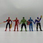 TPAECJM 5pcs Collectible Super Hero Series Exclusive Figure Set, 4.7-Inch Action Figures
