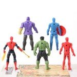 TPAECJM 5pcs Collectible Super Hero Series Exclusive Figure Set, 4.7-Inch Action Figures