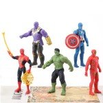 TPAECJM 5pcs Collectible Super Hero Series Exclusive Figure Set, 4.7-Inch Action Figures