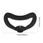 diamondo VR Face Cover Compatible with Meta/Oculus Quest 3, VR Silicone Mask Face Cushion Sweatproof Face Pad Cushion Lens Protector Washable Replacement for Quest 3 Headset Accessories