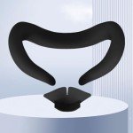 diamondo VR Face Cover Compatible with Meta/Oculus Quest 3, VR Silicone Mask Face Cushion Sweatproof Face Pad Cushion Lens Protector Washable Replacement for Quest 3 Headset Accessories