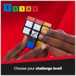 Rubik’s Cube, Edge, 3x3x1 Rubik’s Cube for Beginners Single Layer Puzzle Retro Educational Brain Teaser Travel Fidget Toy for Adults & Kids Ages 8+