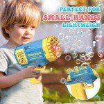 JONEG Toys for 3-8 Year Old Boys Girls: 2 Pack Bubble Machine for Kids with Bubble Solution, Gifts for 3 4 5 6 7 8 Years Old Boy Birthday Toy for Kid Toddlers Ages 4-6 Outdoor Wedding Bubbles Wands