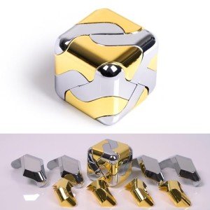 3D Metal Puzzle Brain Teaser Toy for All Ages