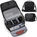 RAINSMORE Waterproof Camera Sling Bag with Tripod Holder