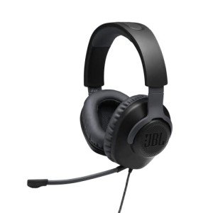 JBL Quantum 100 Wired Gaming Headphones - Black
