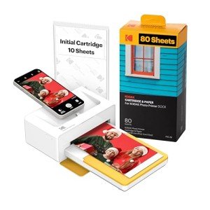 KODAK Dock Plus Instant Photo Printer Bundle