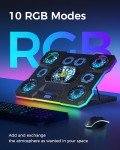 ChillCore RGB Laptop Cooling Pad with 11 Fans