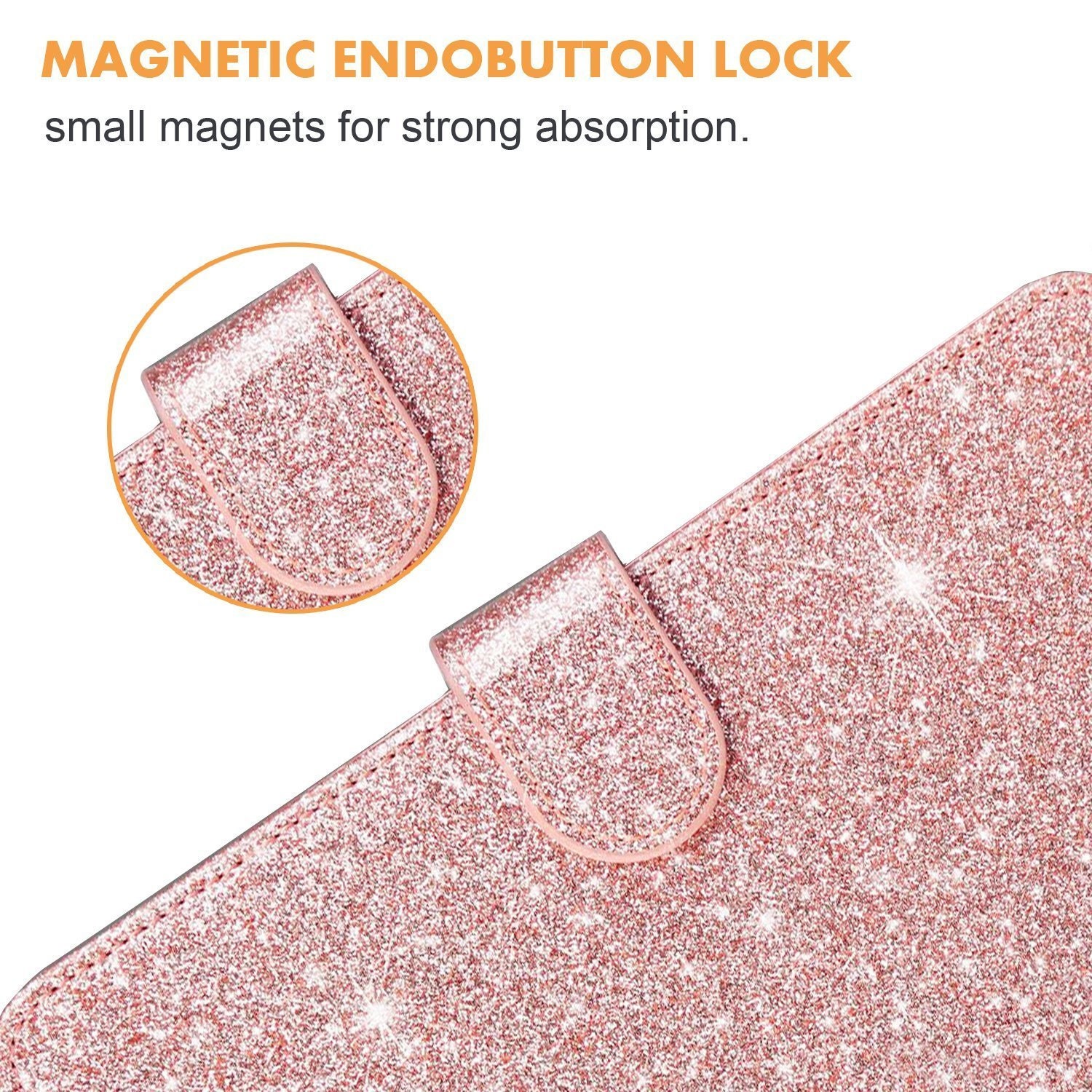 Shiny Leather Wallet Case for iPhone & Galaxy