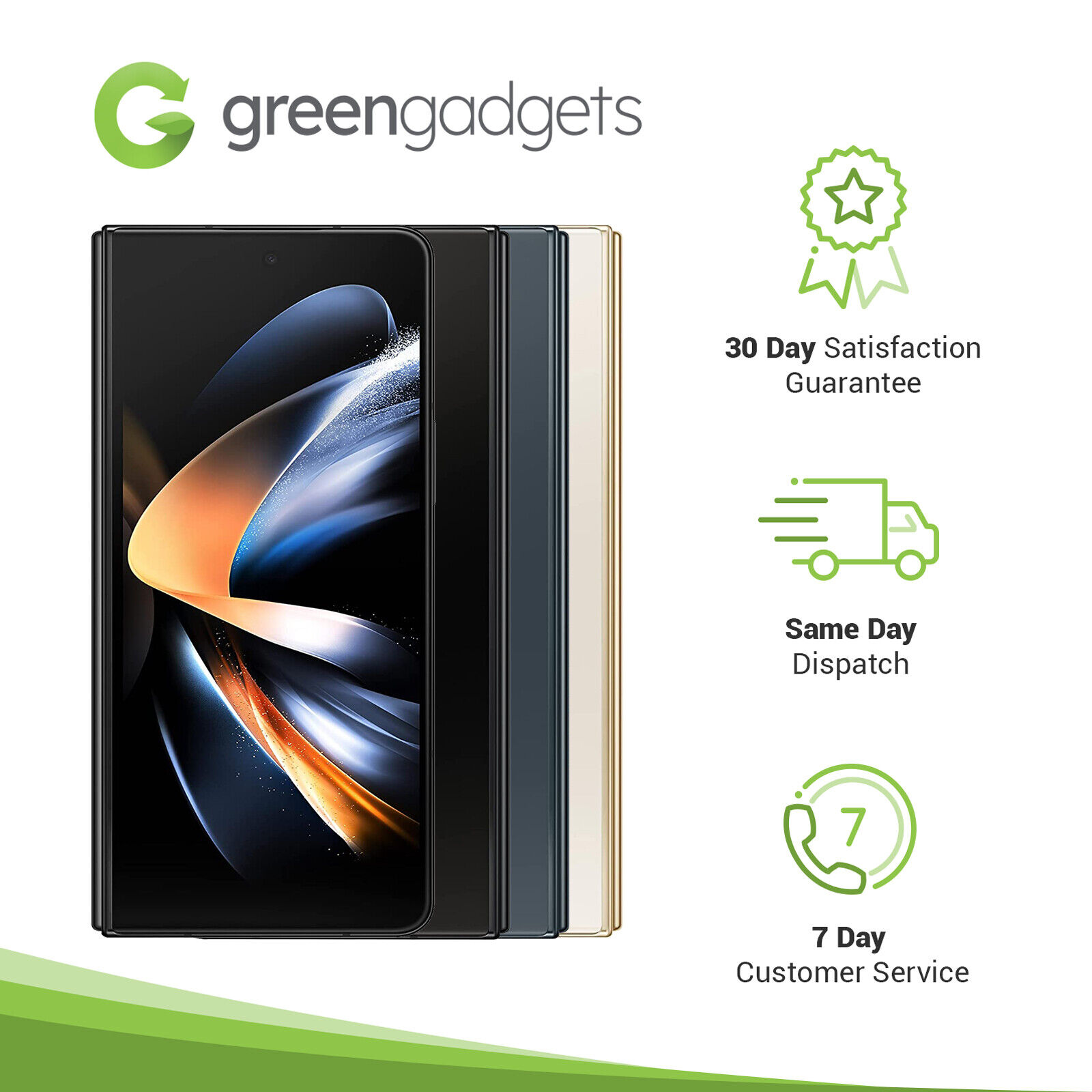 Samsung Galaxy Z Fold 4 - 512GB - US Gray Green
