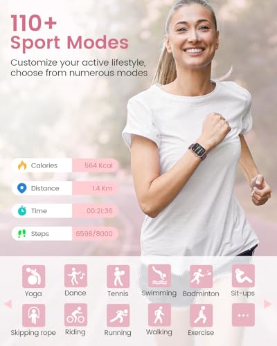 Women's Fitness Smartwatch with Health Monitoring Features