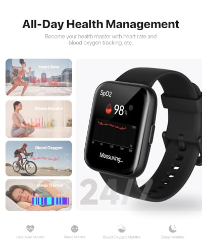 AI Voice Smartwatch with Fitness Tracker - 1.83