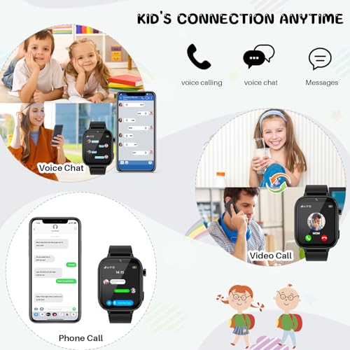 OKYUK Kids 4G Smart Watch with SIM Card