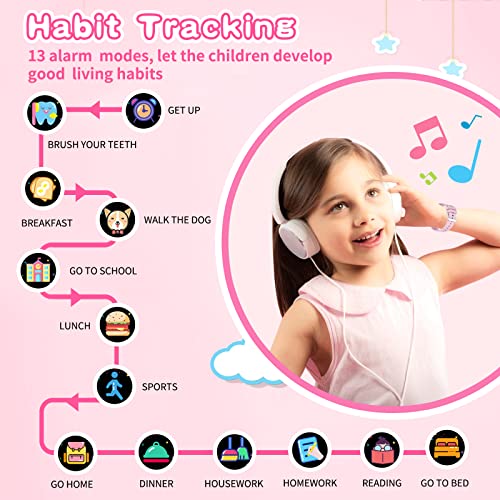 Kids Smart Watch for Girls Ages 5-12