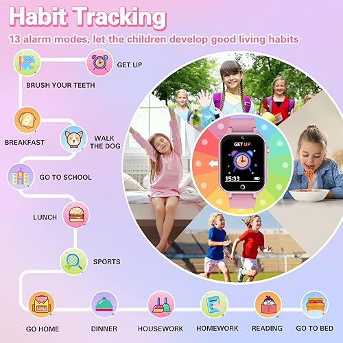 HD Touchscreen Kids Smart Watch for Girls