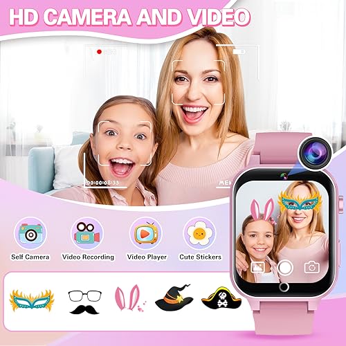 HD Touchscreen Kids Smart Watch for Girls
