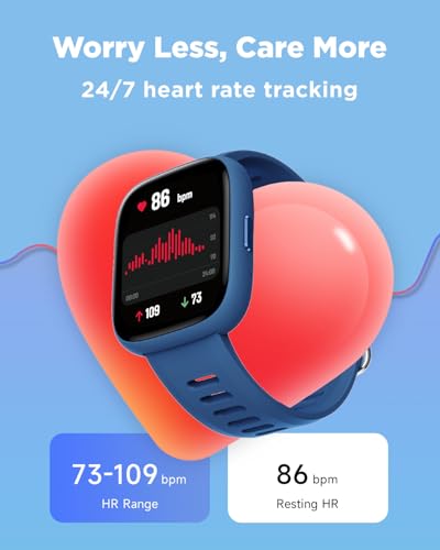 BIGGERFIVE Kids Smart Watch with Fitness Tracker