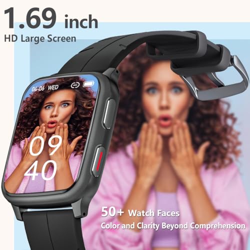 FITVII Smart Watch with Heart Rate and Sleep Tracking