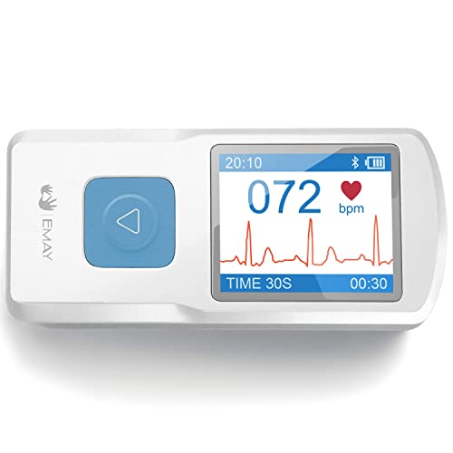 EMAY Portable ECG Monitor with LCD Screen